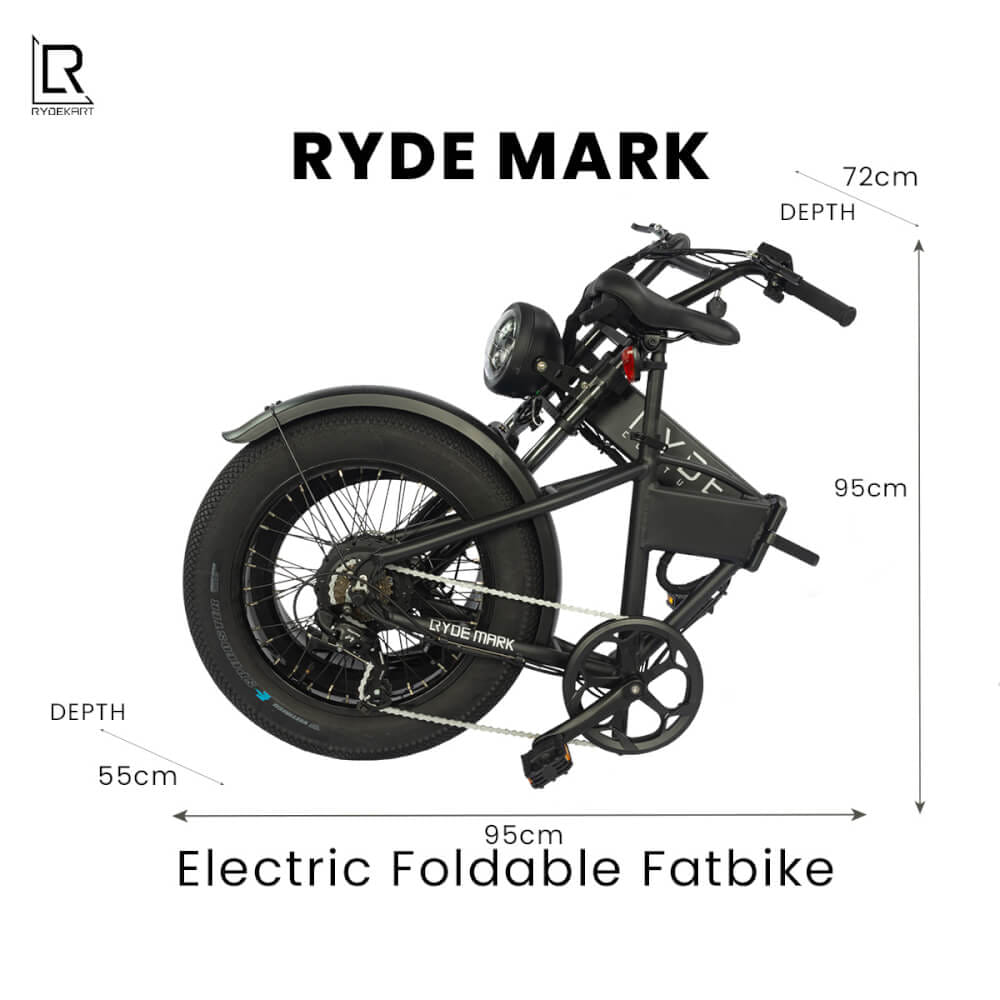 จักรยานไฟฟ้า Rydekart รุ่น Ryde Mark - สีดำ_8